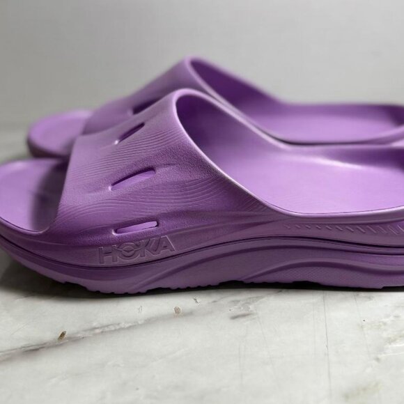 HOKA ONE - Ora Recovery Slide 3 Sandal - Violet Bloom - Sz M14 / W16 | NWOB - Picture 4 of 10